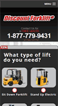 Mobile Screenshot of discountforkliftbrokers.com